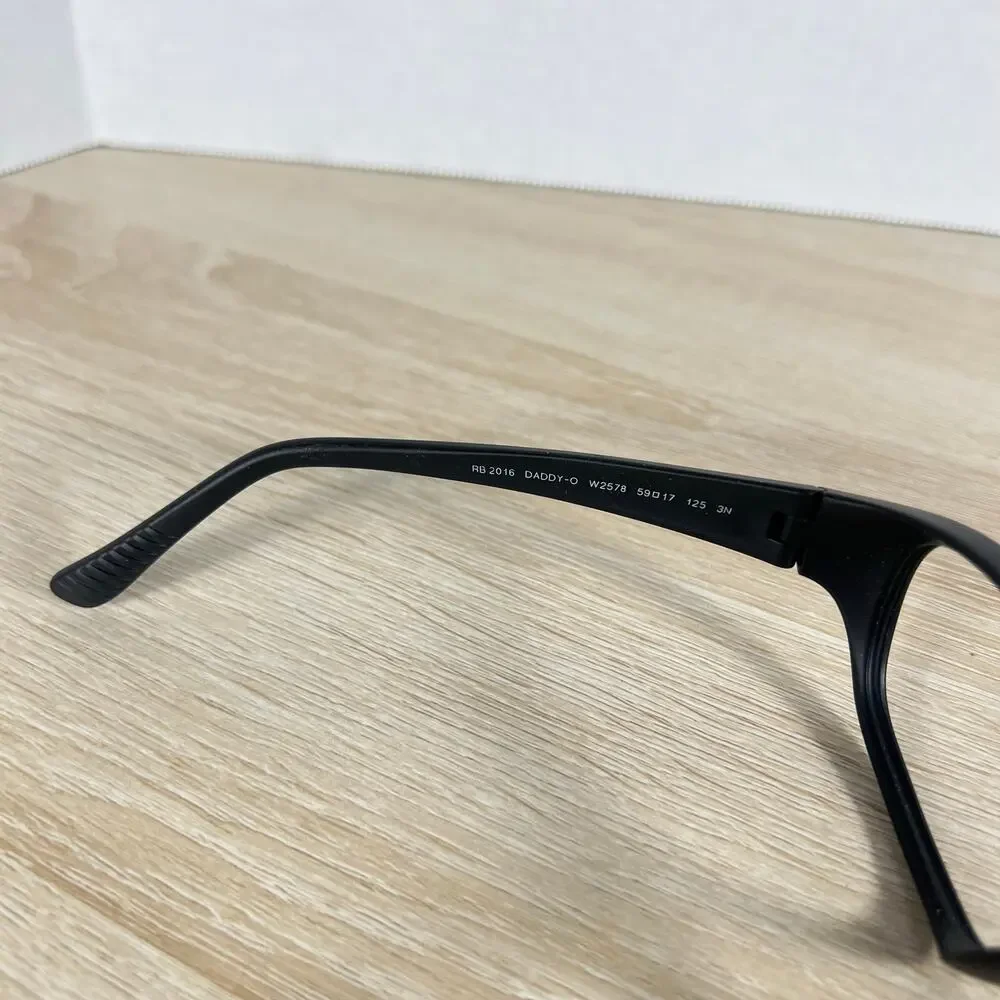 Ray-Ban RB2016 Daddy-O W2578 Sunglasses Matte Black Rubber FRAMES 59-17-125